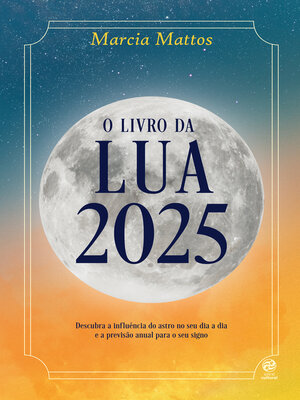 cover image of O livro da lua 2025